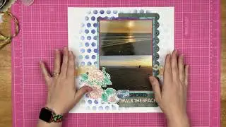 Scrapbook Process: You Should Walk the Beach