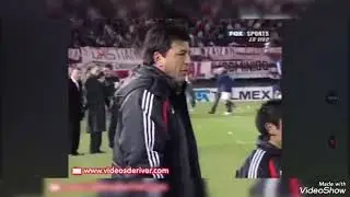 Baldassi dirigiendo River/Boca