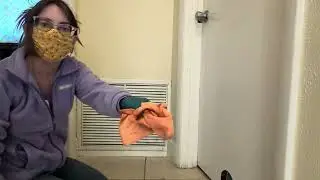 ASMR! Cleaning Vlog!🧽🧼🦠Dusting The Hallway Air Vent! ✨Requested✨