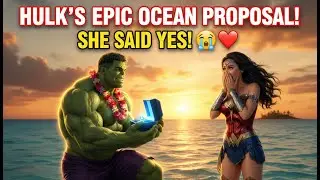 Epic Romance! Hulk&rsquo;s Ocean Proposal to Wonder Woman 🌊❤️