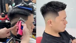 男士短发油头剪法，清爽利落又有型【剪发全过程】