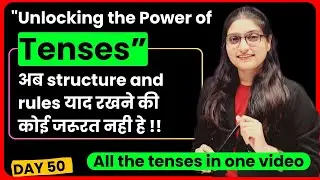 Tenses in English Grammar | All the tenses in one video.