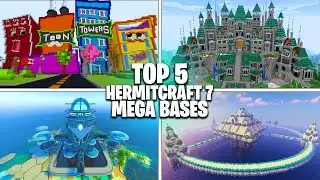Top 5 BEST Hermitcraft Season 7 MEGA BASES! Hermitcraft 7 Mega Bases