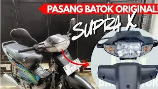 SUPRA X TUA JADI KINCLONG! GANTI BATOK DEPAN BELAKANG