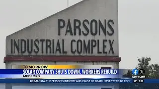 Solar company shuts down, workers plan to rebuild