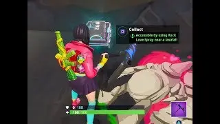 Fortnite - Fortbyte #92 Accessible by using Rock Love Spray near a lavafall - Fortbyte Challenges