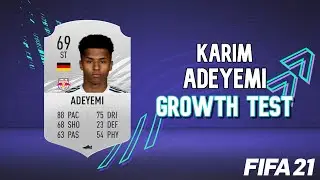 Тест на развитие Карима Адейеми! Режим карьеры FIFA 21