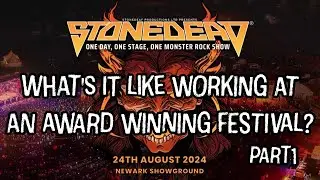 Volunteer for Stonedead Festival 2024. With Dewi Evans Pt1