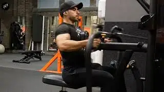 Back Row Machine Demonstration For Beginners - Exercise For Middle Back Muscles (Matrix Machine)