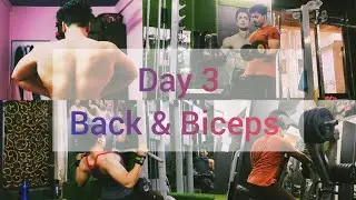 Back and Biceps....