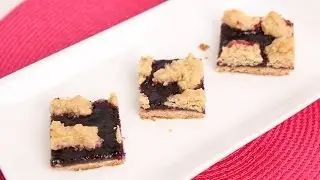 Oat Jam Bars Recipe - Laura Vitale - Laura in the Kitchen Episode 708
