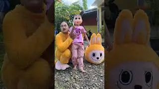 sepatu dede dipake ayam #funny #shorts