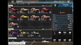Nitro Nation all cars in my garage - November, 2025