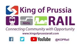 King of Prussia Rail 3D Video, December 2020