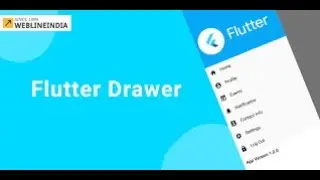 How to Build Simple Drawer in Flutter | Speed Code | Code Link in Description