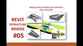 💎MODELO REVIT PUENTE EN CONCRETO VIGA LOSA 5 de 20, (MODELO BIM FAMILIA PARAMETRICA)