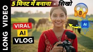 How to make AI Se Vlogs Video | Your Real Face AI Vlog Video | How To Make AI Vlog Video For Free