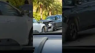 Head on collision on the Simpson bay bridge in st maarten #crazy #viral #driving #accidentnews