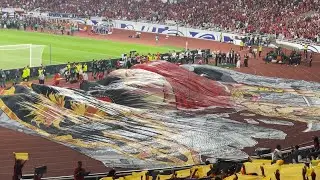 MELIHAT LEBIH DEKAT| TIFO MENAKJUBKAN INDONESIA VS CHINA | LA GRANDE INDONESIA DAN ULTRAS GARUDA