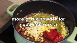 Hearty turkey chili