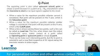 Transistor Q Point