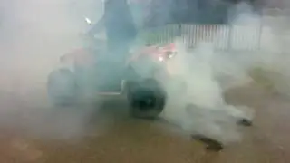 Adly 500 s    Burn Out