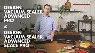 Unboxing, purchased parts package and functions explained for Gastroback   Vakuum Sealer with scale
