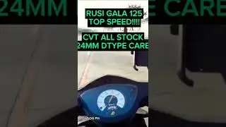 RUSI GALA 125 GY6 TOP SPEED