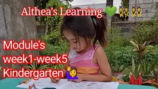 Althea's Learning | Module from week1 - week5 || Gracia