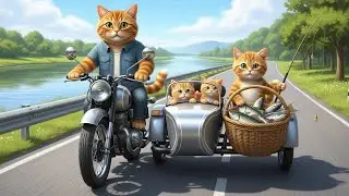 Mama Cat and Kitten Harvest Corn and Make Sweet Corn Milk!,🌽🐱💛