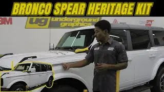 How To Install Your Bronco Spear Heritage Kit | From Underground Graphics