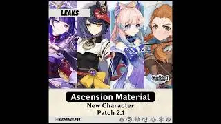 What you need ascension material for baal and other in patch 2.1 | Genshin Leaks