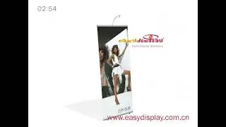 Easy L Banner Stand Trade Show displays German L banner
