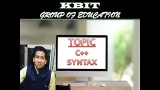 C++ Syntax || Commands ....by Nishant Sir...