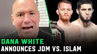 Dana White announces Islam Makhachev vs. Jack Della Maddalena