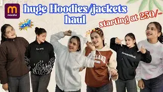 Meesho Winter Haul 🔥 | Trendy Jackets & Hoodies Under Budget | Affordable Winterwear Try On #haul