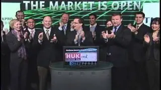 Horizons BetaPro (HUK:TSX) opens Toronto Stock Exchange, February 11, 2011.