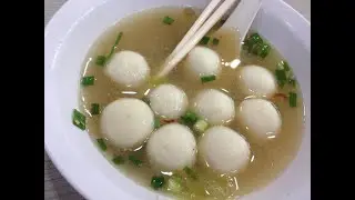 Yummy Fish ball Soup with Veggies! | Three minutes, FIVE ingredients!