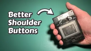 Miyoo Mini - Modding | Improve ergonomics with Better Shoulder Buttons | Simple installation guide