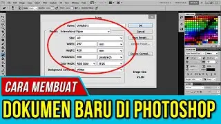 CARA MEMBUAT DOKUMEN BARU PADA  PHOTOSHOP~Dagaz Project