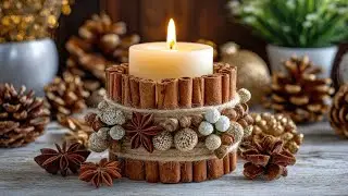 🎄Christmas DIYs Using Pinecones & Cinnamon | Natural & Cozy Holiday Decor Crafts 2025🌿