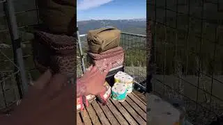 Everything I packed for 3 months at the lookout 🙌🏻 #firelookout #lookoutlife #seasonalwork