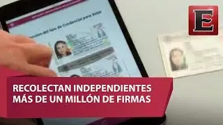 Independientes alcanzan su primer mill&oacute;n de firmas