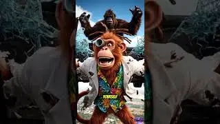 Bigfoot and Rasta Monkey Disastrous Car Invention Test #murph #bigfoot #funny #comedy
