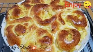 Fluffy Apple Brioche