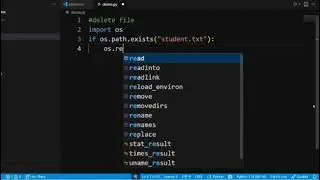Delete a File in Python | Python File Handling Tutorial | os.remove() Explained|Episode7
