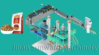 Large-scale Pet Food Production Line Dog Food Plant Producing Dog Food