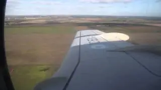 LADE Fokker F-28 landing at MDQ