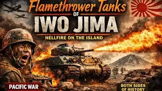 Japanese Troops Were Shocked by America_s Flamethrower Tanks at lwo  jima|#ww2 |#history #wwii 