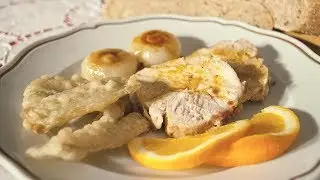 ARROSTO DI TACCHINO ALL'ARANCIA CON CARDI FRITTI - IL GUSTO DI UN TEMPO